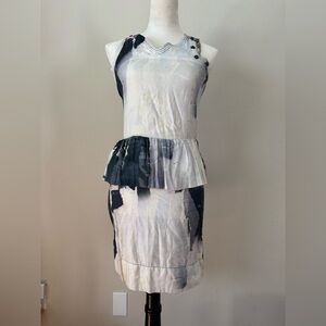 Diesel Black and White Mini Dress